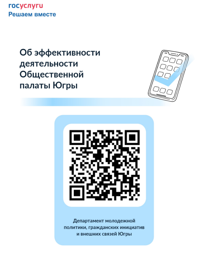 Опрос на тему «Об эффективности деятельности Общественной палаты Ханты-Мансийского автономного округа – Югры».